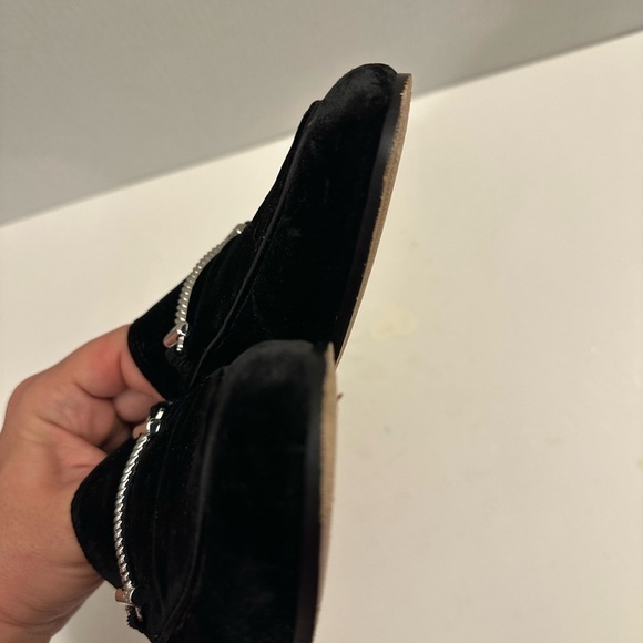 Sam Edelman Black Velvet Lior Loafers Size 8.5 US - Picture 6 of 13